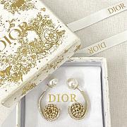 Dior Diamond Ball Earrings - 5