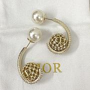 Dior Diamond Ball Earrings - 3