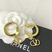 Valentino Garavani VLOGO Signature Hoop Earrings in Metal - 2