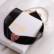 Dior Black With Heart Logo Choker - 4