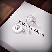 Balenciaga Jeans Stud Earrings in Silver - 5