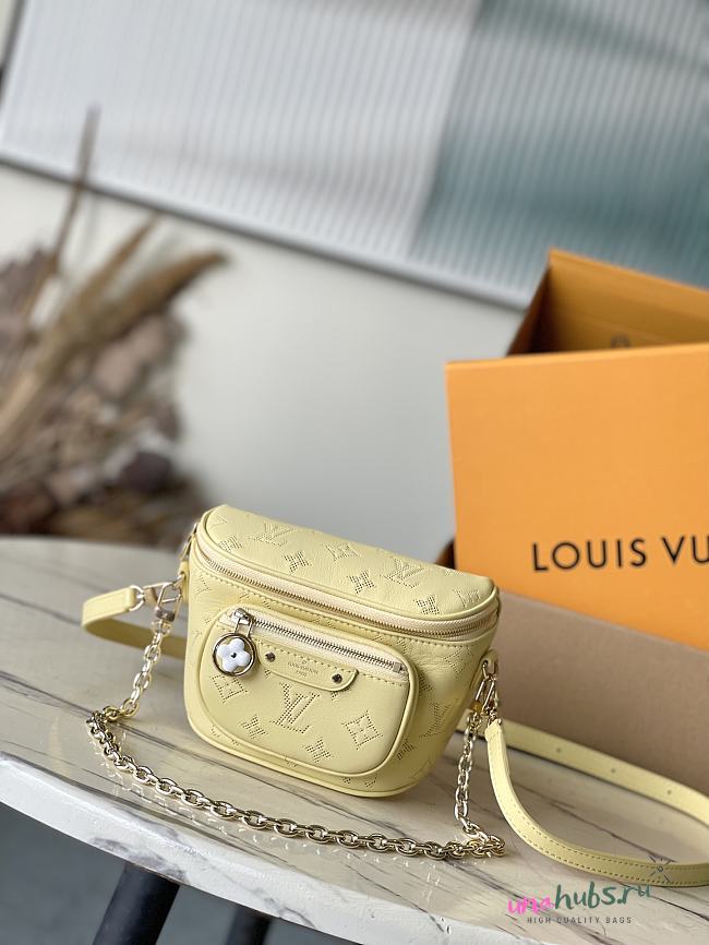 Louis Vuitton Mini Bumbag Microfiber lining in 3 colors - 17 × 12 × 9.5 cm - 1