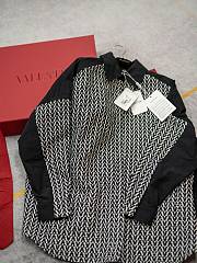 VALENTINO GARAVANI Optical Valentino Boucle Pea Coat - 1