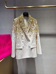 Valentino  EMBROIDERED CREPE COUTURE BLAZER - 1