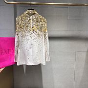 Valentino  EMBROIDERED CREPE COUTURE BLAZER - 3