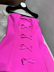 Valentino Pink Bow Dress - 6