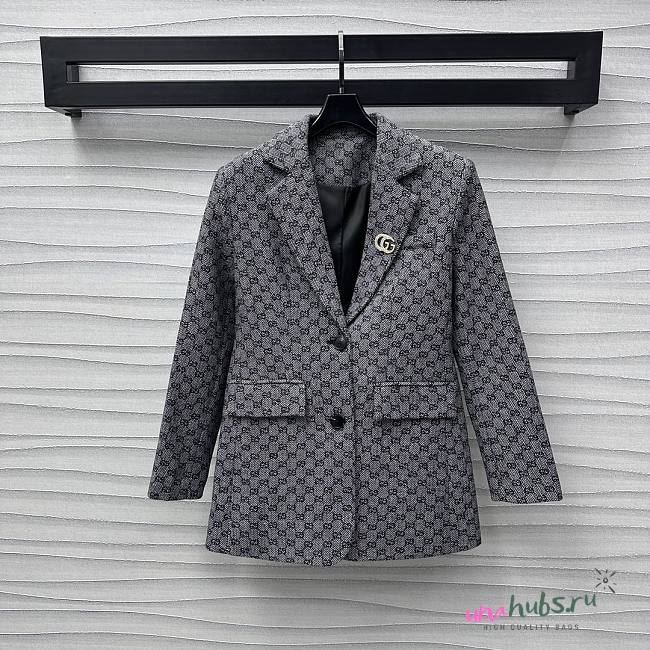 Gucci Wool jacket with GG Shadow - 1