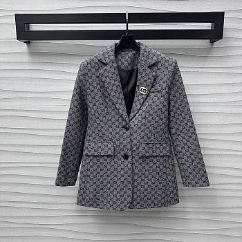 Gucci Wool jacket with GG Shadow