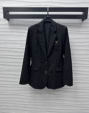 Valentino Black Vlogo Blazer - 1