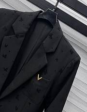 Valentino Black Vlogo Blazer - 5