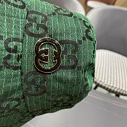 GUCCI Econyl Nylon Monogram Bucket Hat - 2