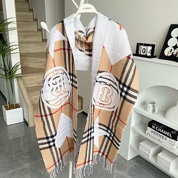 Burberry  Wool-Cashmere Printed Scarf