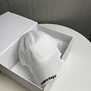 Balenciaga White Embroidered-logo Six-panel Cap - 5