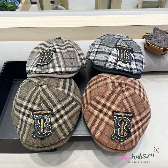 Burberry Beret Hat - 1