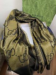 Gucci gg Wool Blend Jacquard Scarf - 2