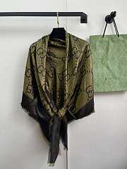 Gucci gg Wool Blend Jacquard Scarf - 3