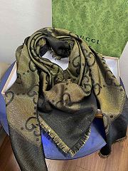 Gucci gg Wool Blend Jacquard Scarf - 4