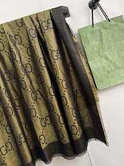 Gucci gg Wool Blend Jacquard Scarf - 5