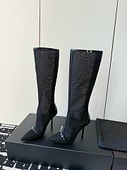 YSL Oxalis long black boots - 4