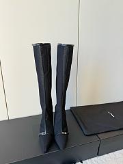 YSL Oxalis long black boots - 5