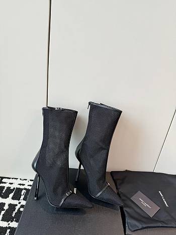 	 YSL Oxalis short black boots