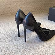 YSL ANJA pumps in rhinestone mesh in black 10.5cm - 4