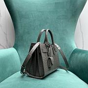 YSL Sac De Jour Nano In Crocodile Grey Bag - 22x11.5x17.5 - 3