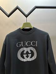 Gucci Blue cotton sweatshirt with logo - 3