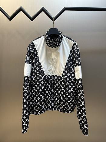 Louis Vuitton Monogram Printed Technical Track Top