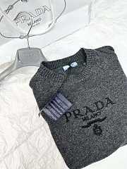 Prada Logo Knitted Round Neck Top - 3