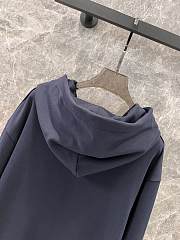 GUCCI Navy blue hoodie with logo - 2