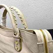 Balenciaga Women Classic Metallic Edge City S Goatskin Hand Carry Bag - 2