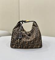 Fendi Zucca Brown Bag - 26x15x19cm - 1