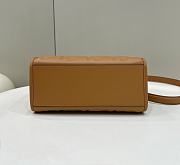 Fendi Sunshine Leather Tote Camel - 25.5x12x23  - 5