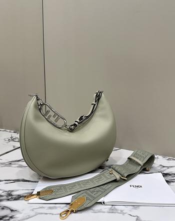 Fendi Fendigraphy With Strap in Green Bag - 36-30-11CM