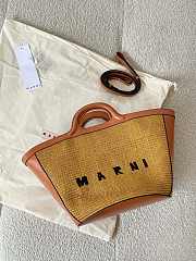 Marni Raffia Tote Bag with Logo Embroidery - 40×27×21cm - 6