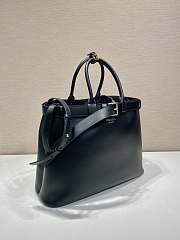 Prada Medium buckle leather shoulder bag - 44x33x17cm - 5