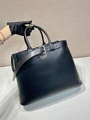 Prada Medium buckle leather shoulder bag - 44x33x17cm - 3