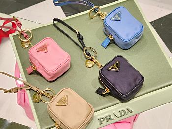 Prada Re Nylon Bag Charm - 7.5x6x2.5cm