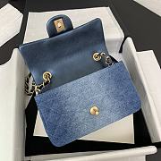 Chanel Small Classic Flap Bag Denim 20cm - 5