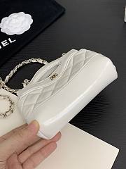 Chanel Clutch With Chain White  - 3