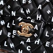 Chanel Flap Bag Mini CC Logo Black Bag 25cm - 4