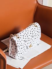 	 Chanel Flap Bag Mini CC Logo White Bag 25cm - 3