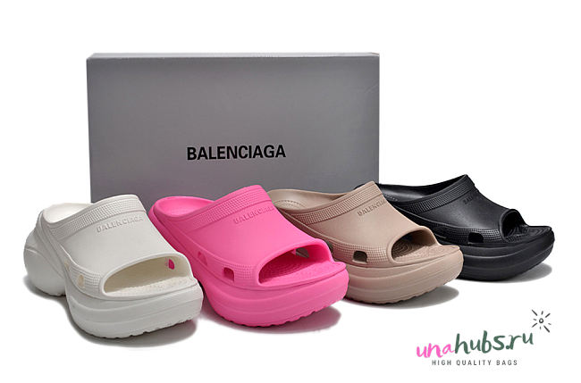 Balenciaga Pool Crocs Sandals - 1