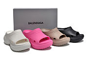 Balenciaga Pool Crocs Sandals - 1