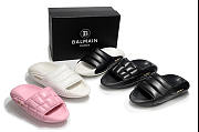 Balmain Balmain B-It-Puffy Quilted Slides - 1