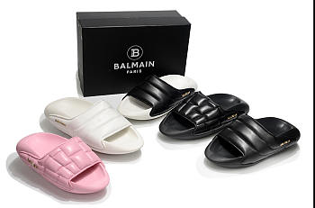 Balmain Balmain B-It-Puffy Quilted Slides