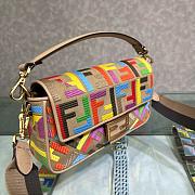 Fendi Baguette Multicolot Bag 27x15x6cm - 2