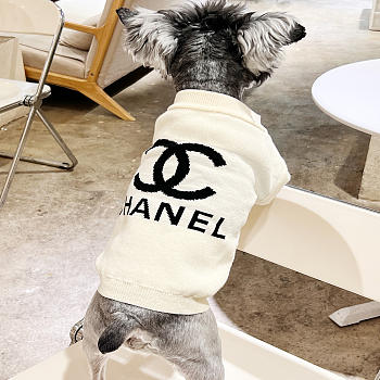 Chanel Pet Sweater Black/White