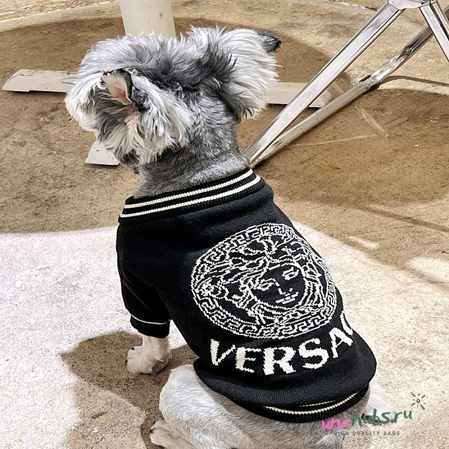 Versace Pet Sweater Black - 1